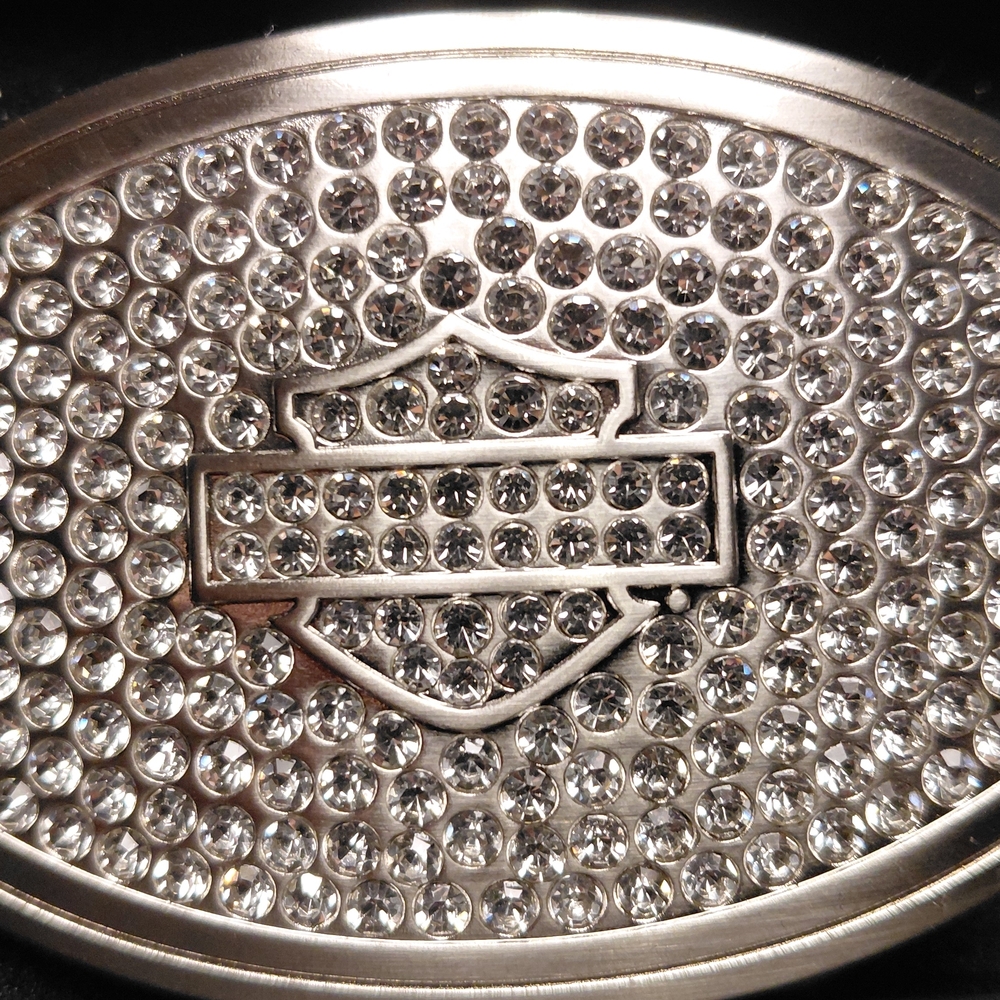 NWT Harley-Davidson Shimmering Silver Belt Buckle